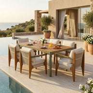 Elif Garden Dining Set - 195 cm
