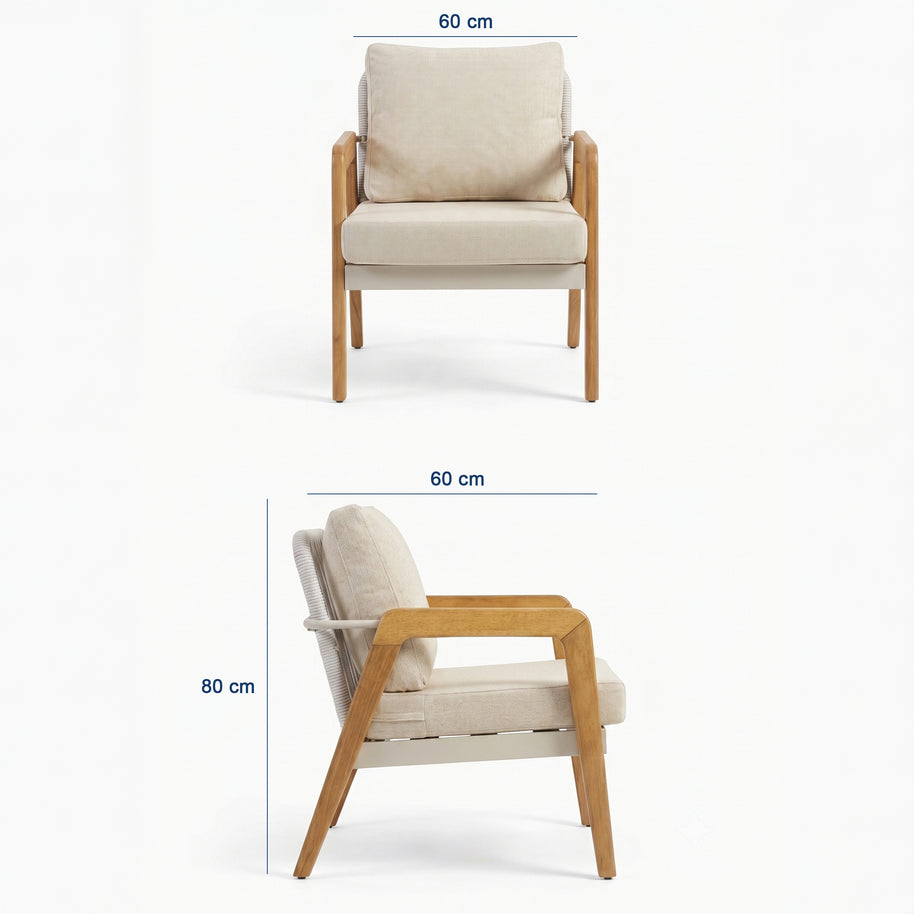 Garten Esstisch-Set Gold – 200 cm