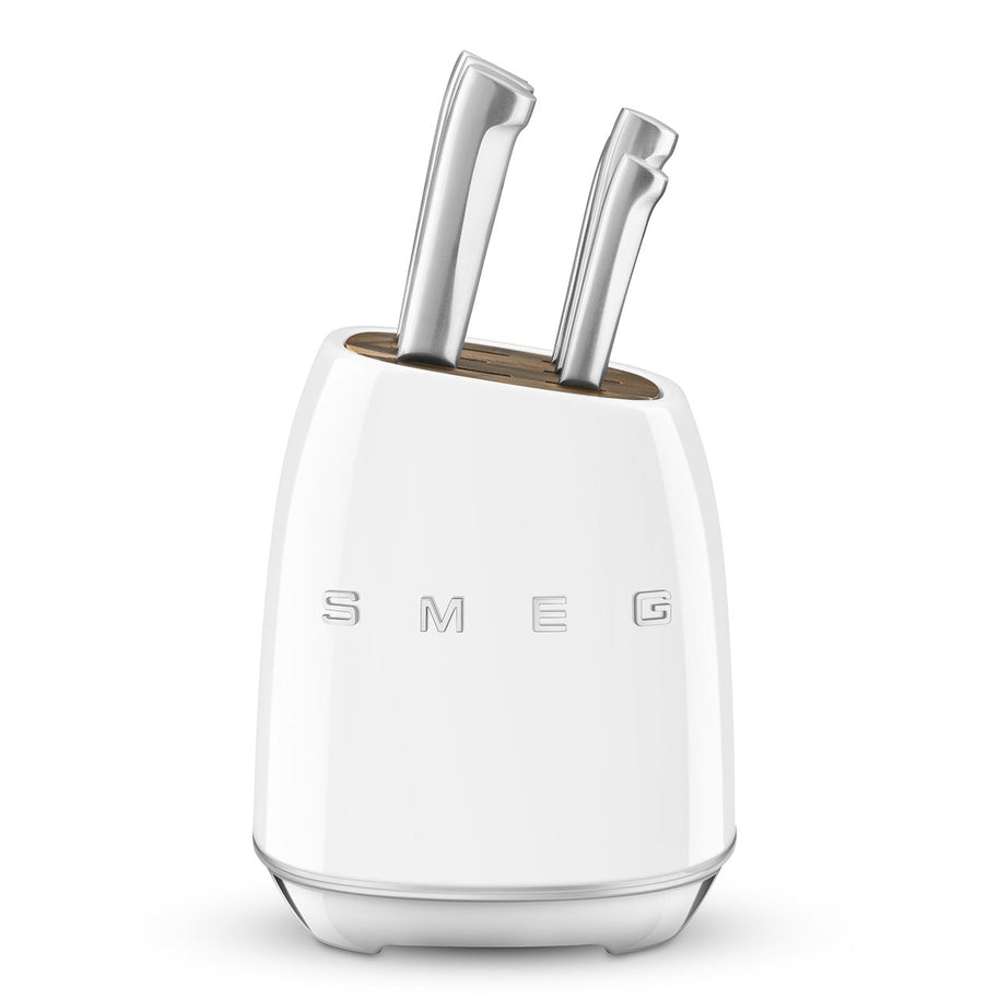 Smeg Beyaz Standlı Bıçak Seti