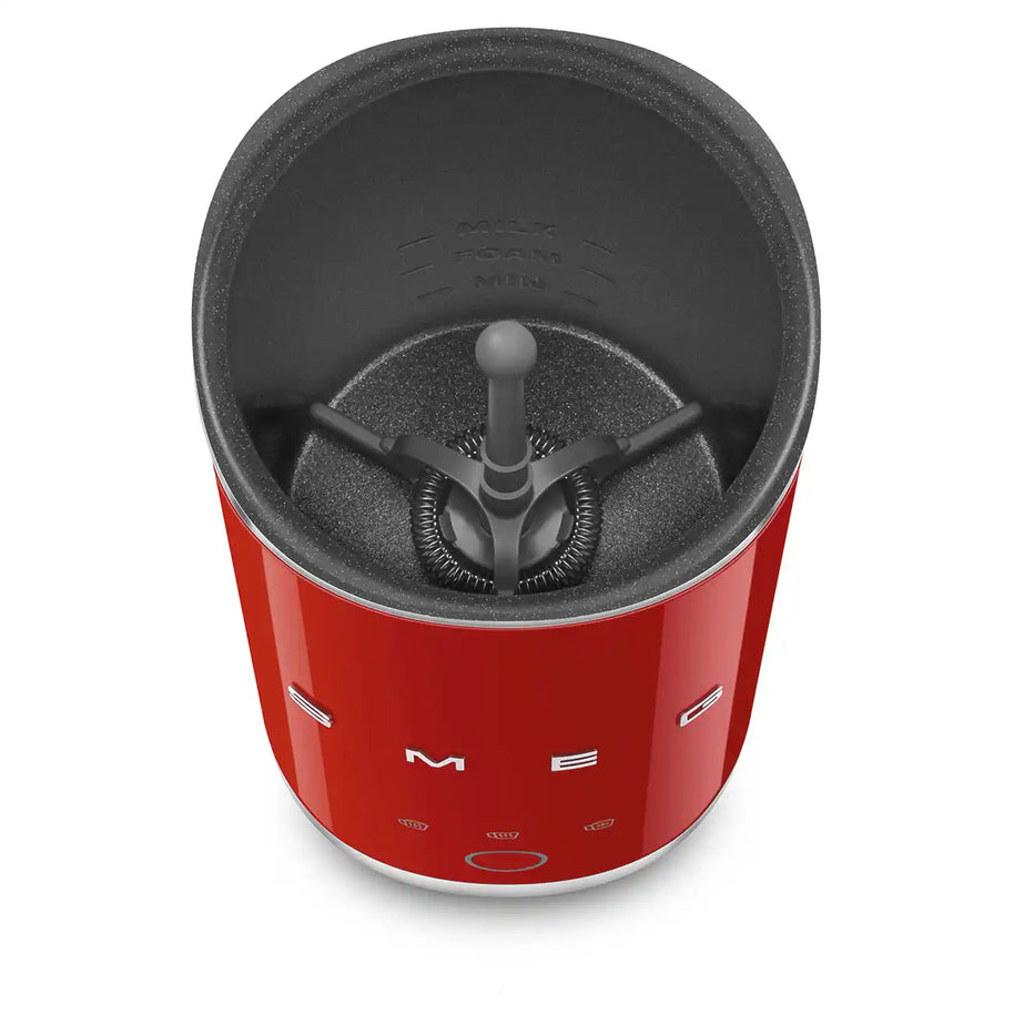 Smeg Kırmızı Süt Köpürtme Makinesi