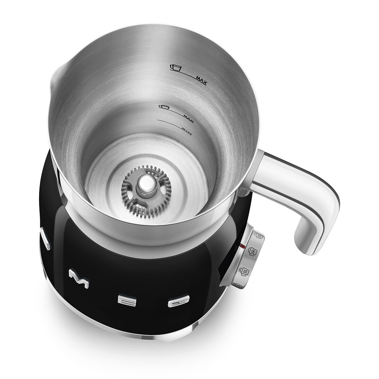 Smeg Siyah Süt Köpürtme Makinesi