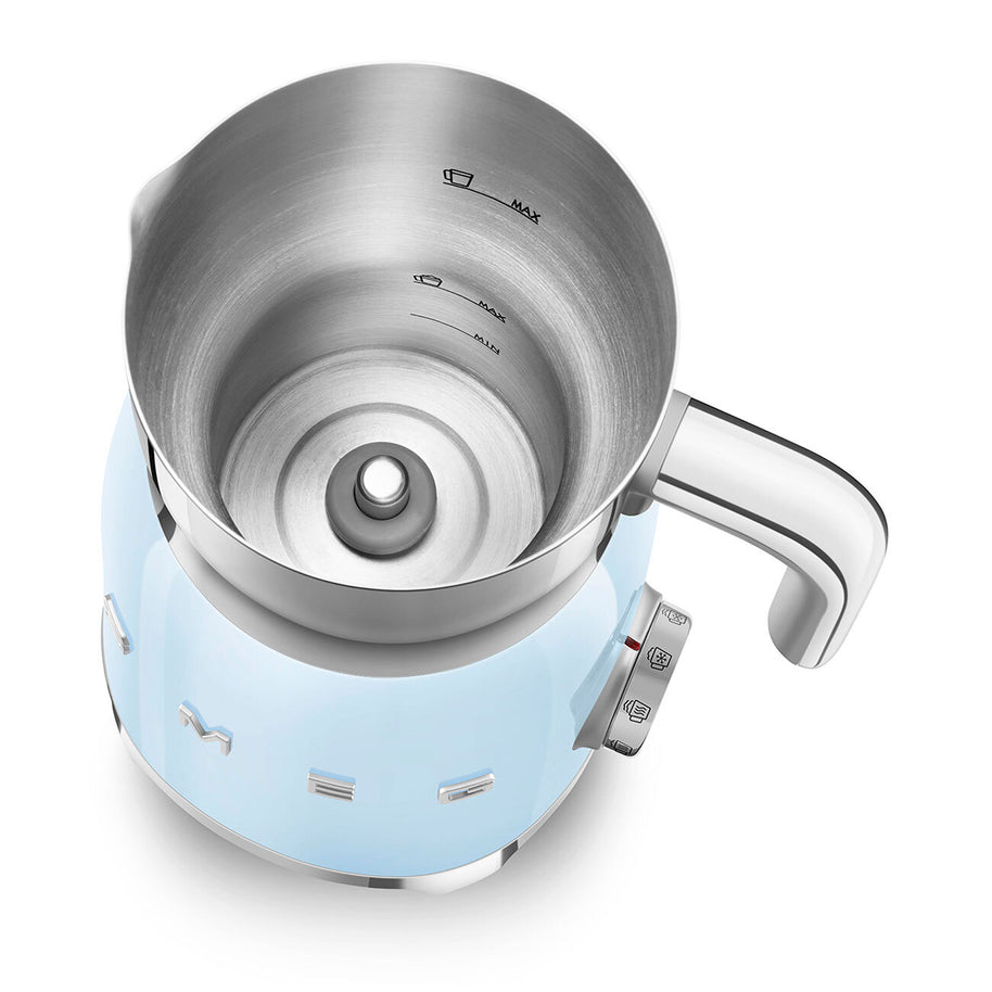 Smeg Pastel Mavi Süt Köpürtme Makinesi