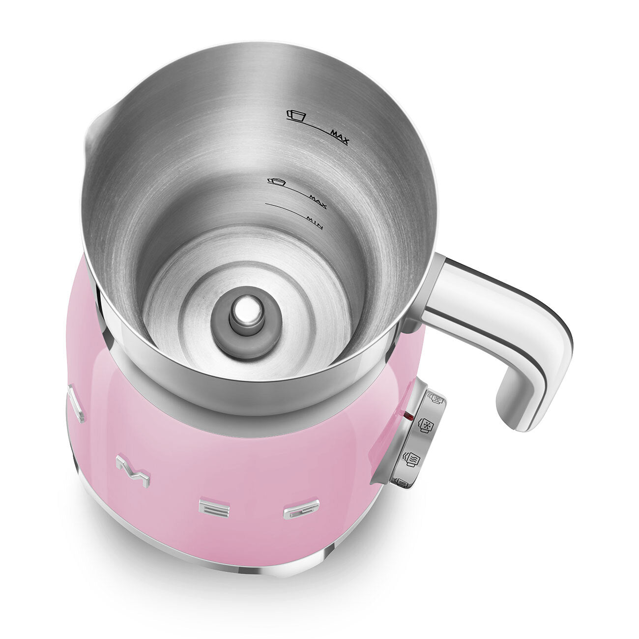 Smeg Pembe Süt Köpürtme Makinesi