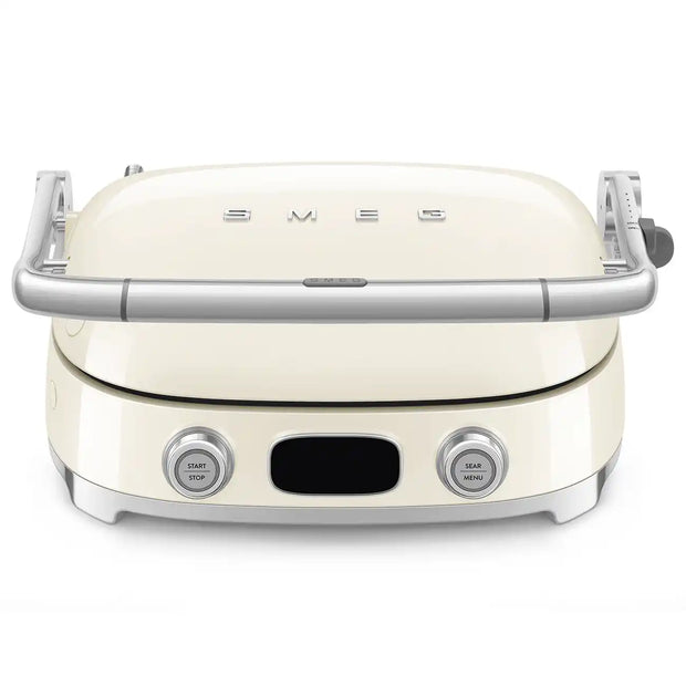 Smeg Çok Fonksiyonlu Elektrikli Izgara ve Tost Makinesi - Krem