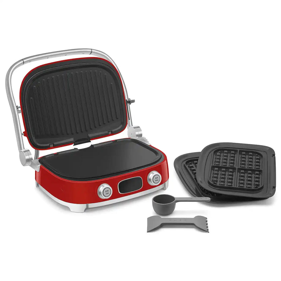 Smeg Kırmızı Multi Grill