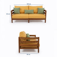 Miami Teak Bahçe Koltuk Takımı