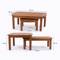 Miami Teak Bahçe Koltuk Takımı-4