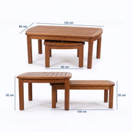 Miami Teak Bahçe Koltuk Takımı