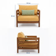Miami Teak Bahçe Koltuk Takımı-1