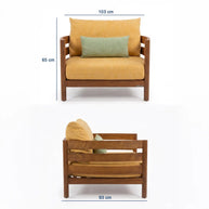Miami Teak Bahçe Koltuk Takımı
