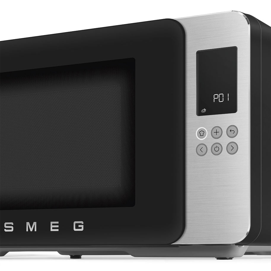 Smeg Mat Siyah Mikrodalga Fırın