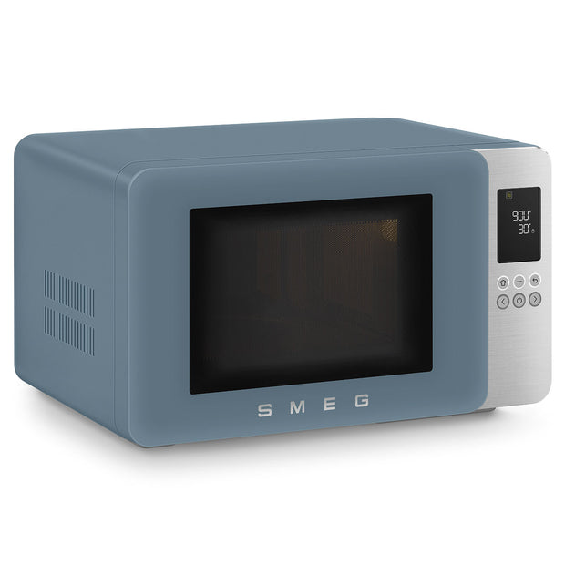 Smeg Storm Blue Mat Mikrodalga Fırın