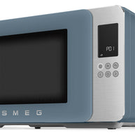 Smeg Storm Blue Mat Mikrodalga Fırın