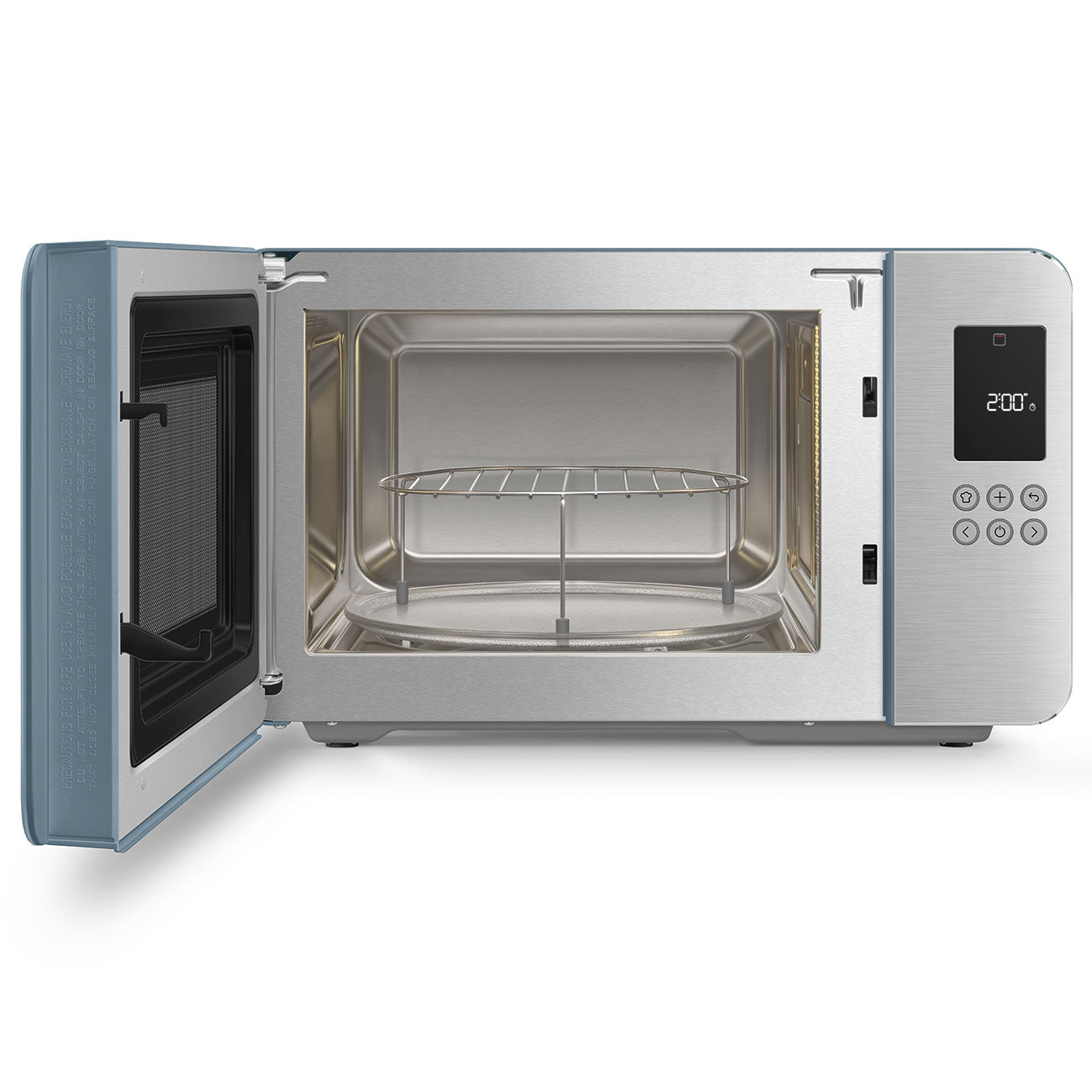 Smeg Storm Blue Mat Mikrodalga Fırın