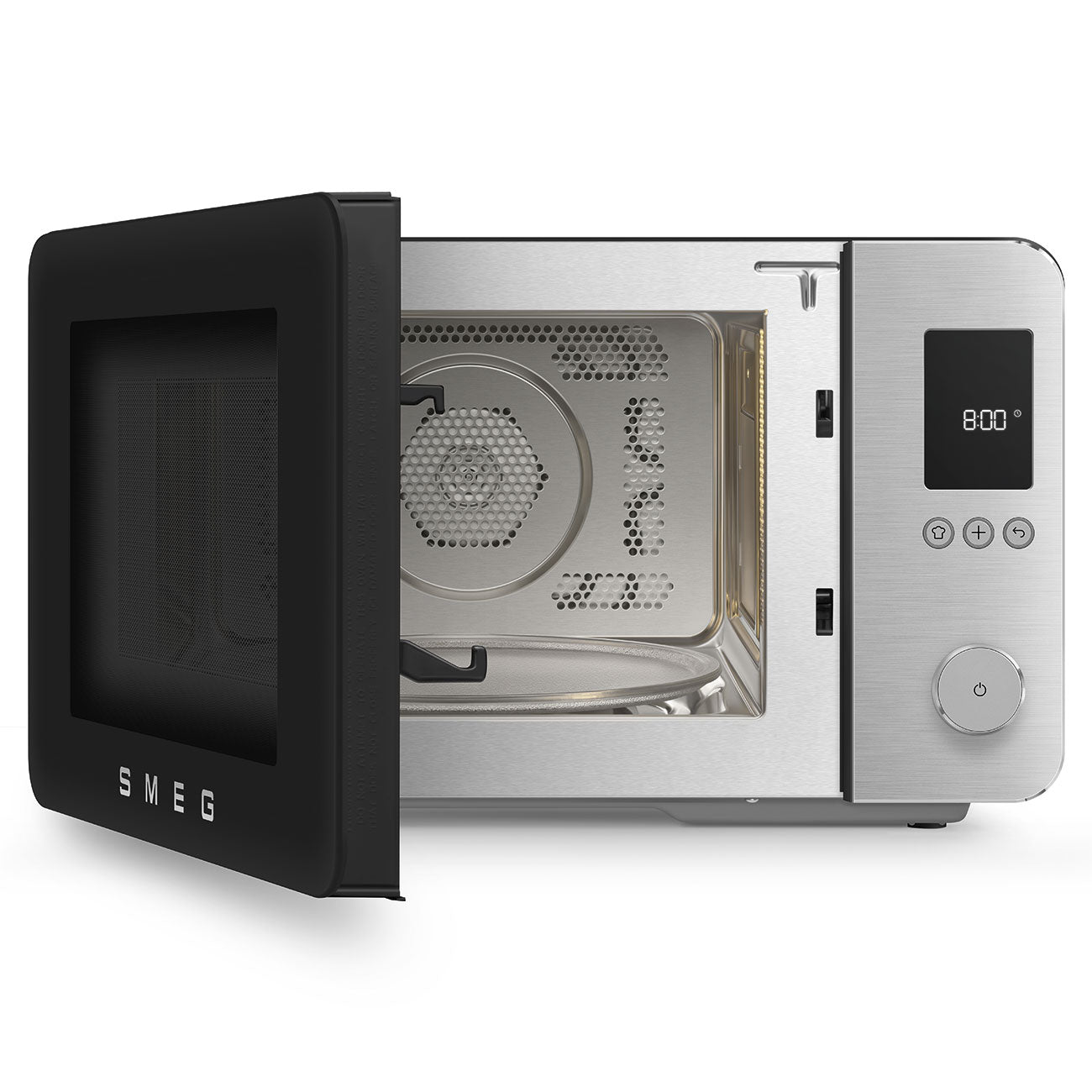 Smeg Mat Siyah Kombi Mikrodalga Fırın