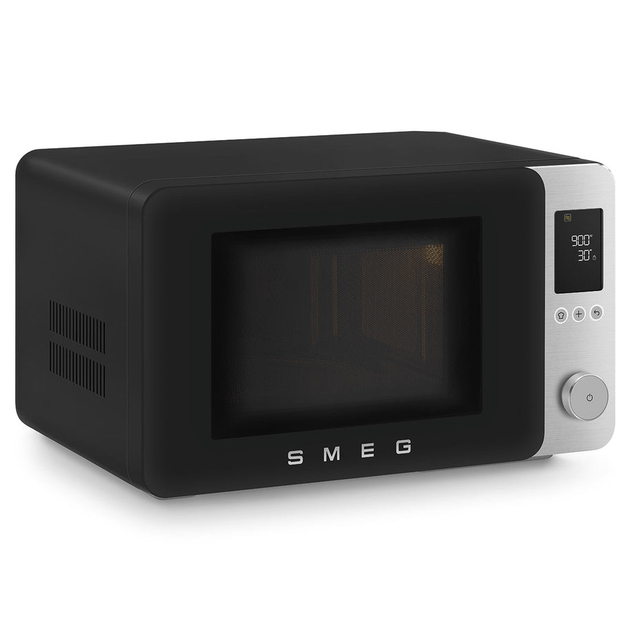 Smeg Mat Siyah Kombi Mikrodalga Fırın