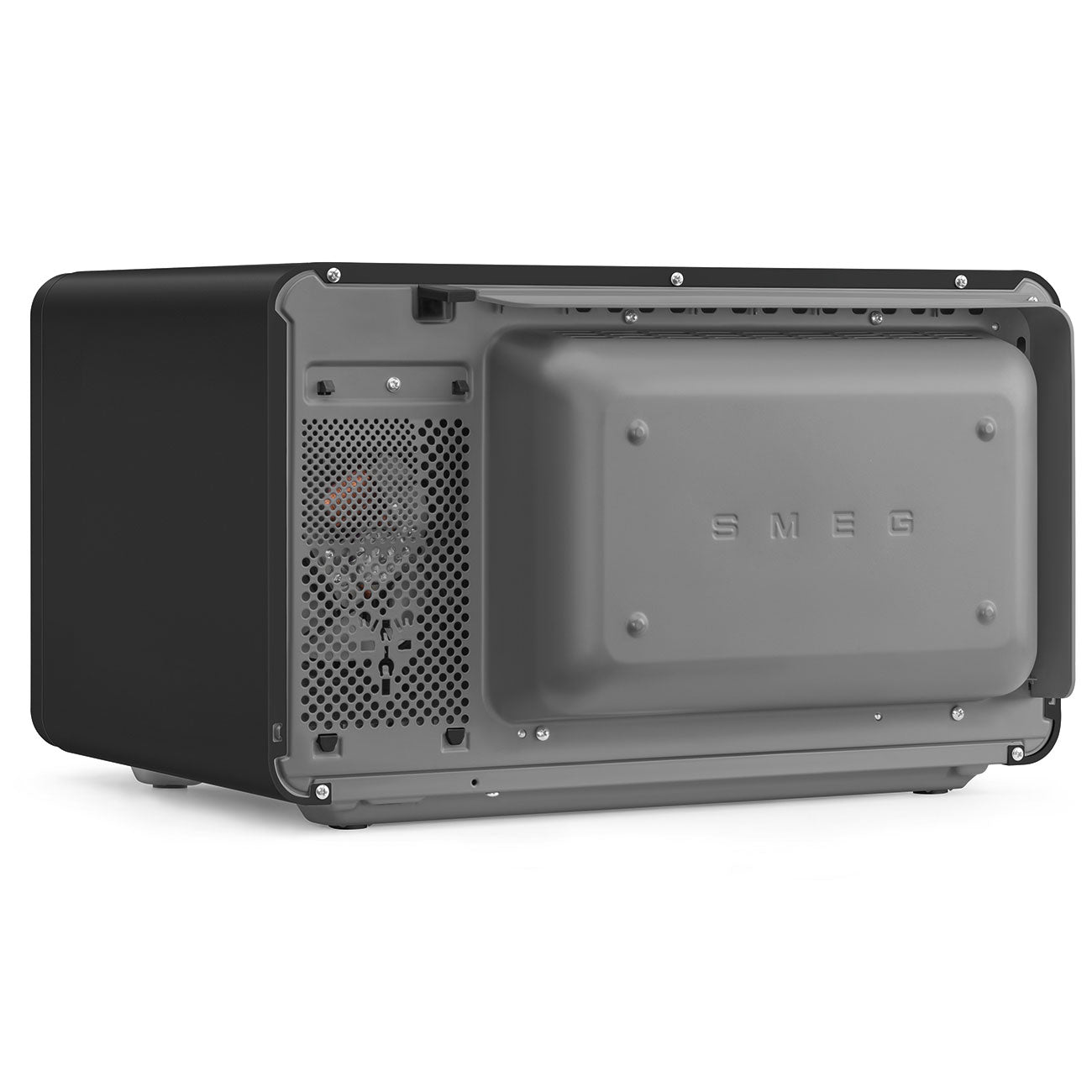 Smeg Mat Siyah Kombi Mikrodalga Fırın