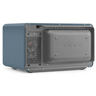 Smeg Storm Blue Mat Kombi Mikrodalga Fırın