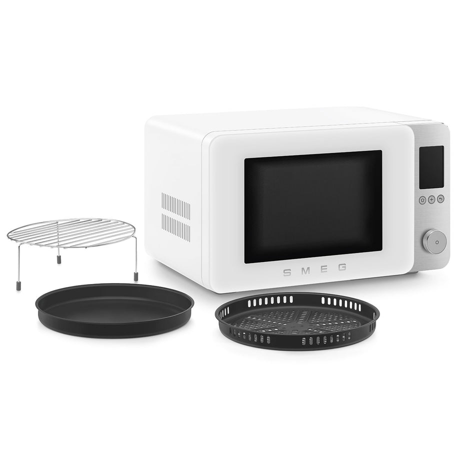Smeg Mat Beyaz Kombi Mikrodalga Fırın