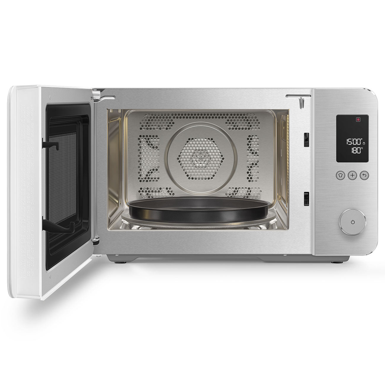 Smeg Mat Beyaz Kombi Mikrodalga Fırın