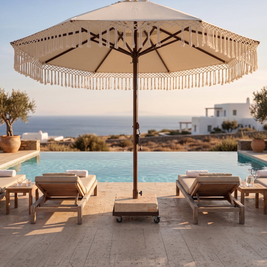 Macrame Garden Parasol-3M