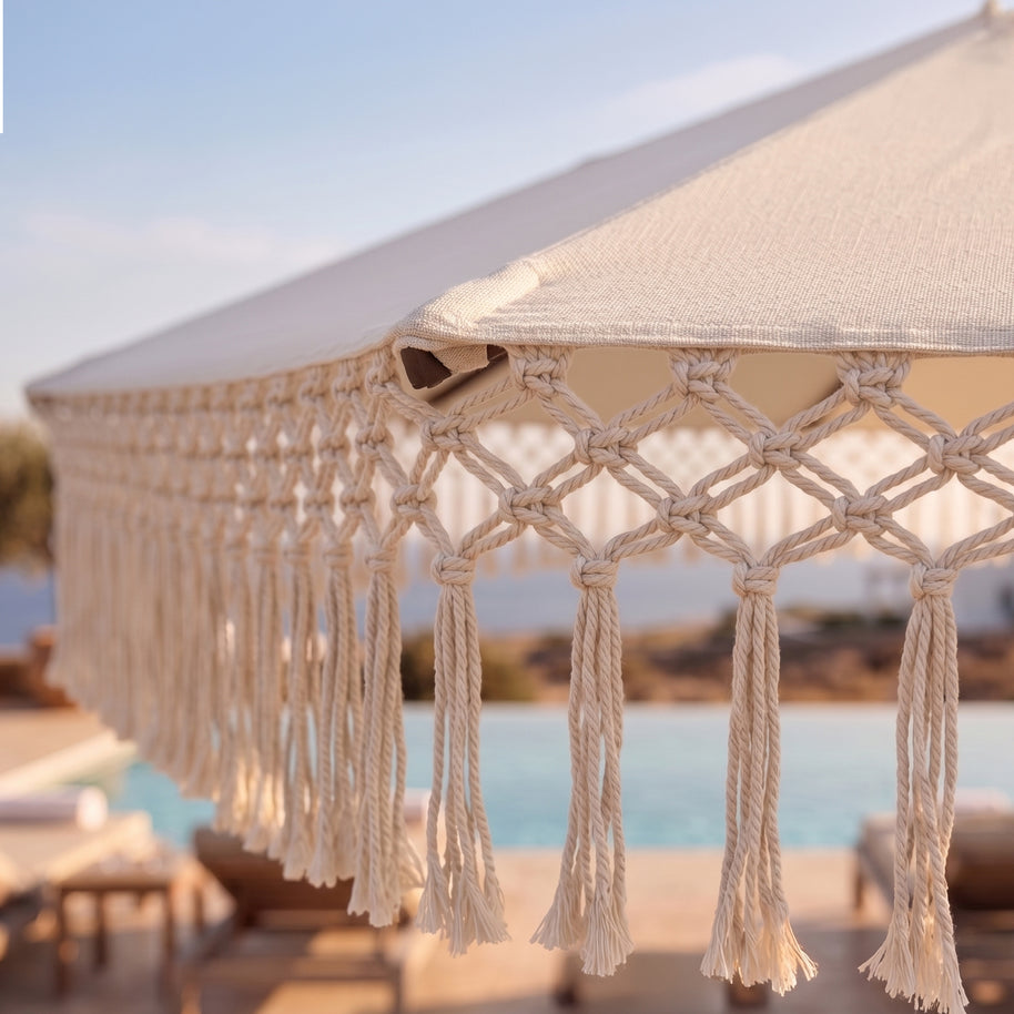 Macrame Garden Parasol-3M