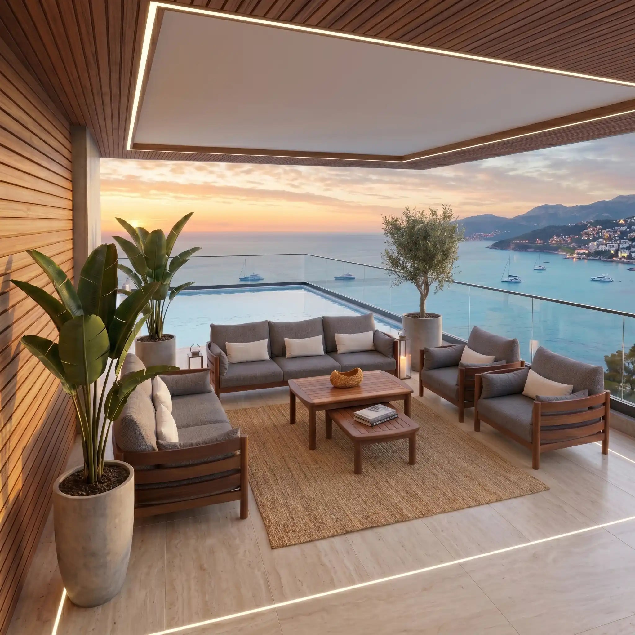 Miami Teak Bahçe Koltuk Takımı