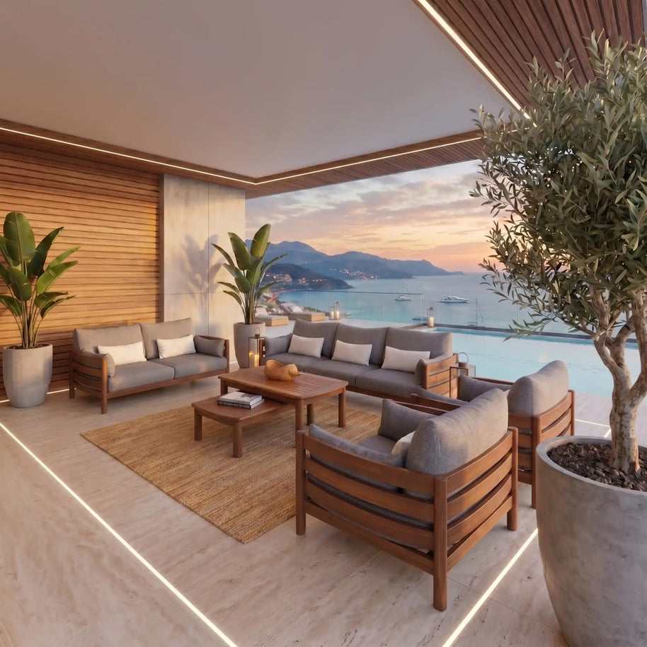 Miami Teak Bahçe Koltuk Takımı