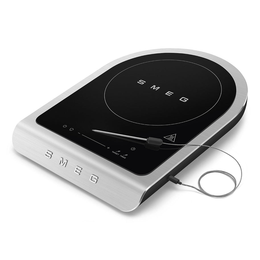 Smeg Mat Siyah Portatif İndüksiyonlu Ocak