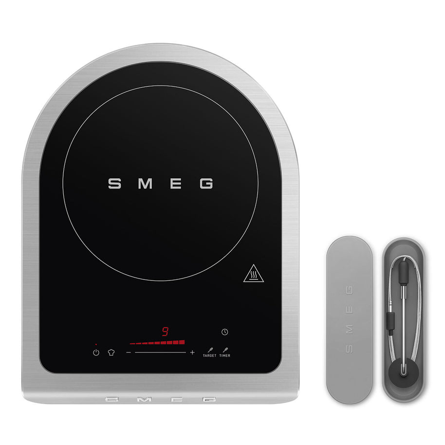 Smeg Mat Siyah Portatif İndüksiyonlu Ocak
