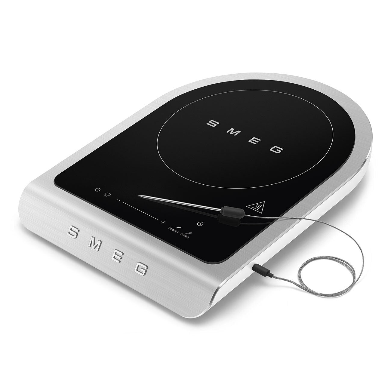 Smeg Mat Beyaz Portatif İndüksiyonlu Ocak