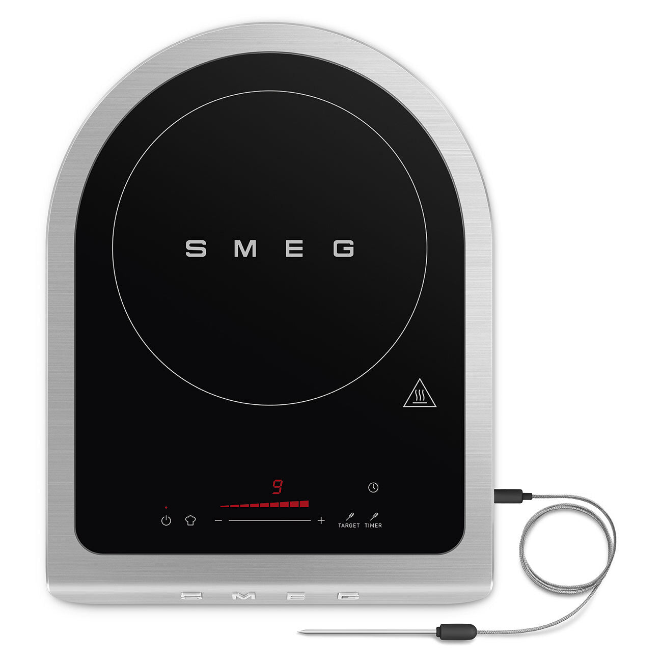 Smeg Mat Beyaz Portatif İndüksiyonlu Ocak