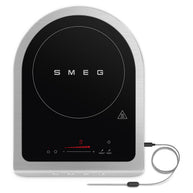 Smeg Mat Beyaz Portatif İndüksiyonlu Ocak