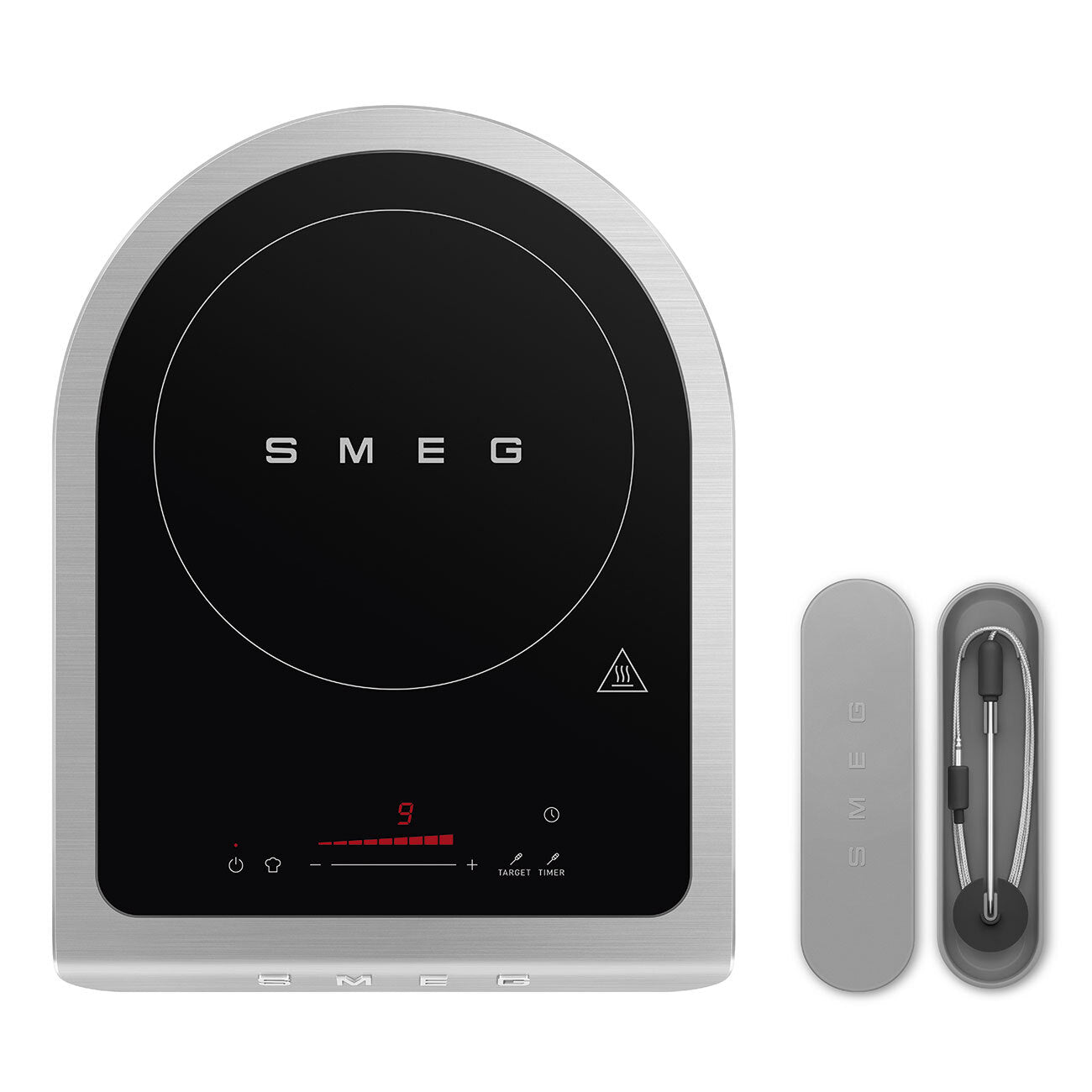 Smeg Mat Beyaz Portatif İndüksiyonlu Ocak