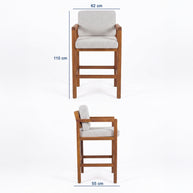 Eagle Garden Bar Table Set - 160 cm