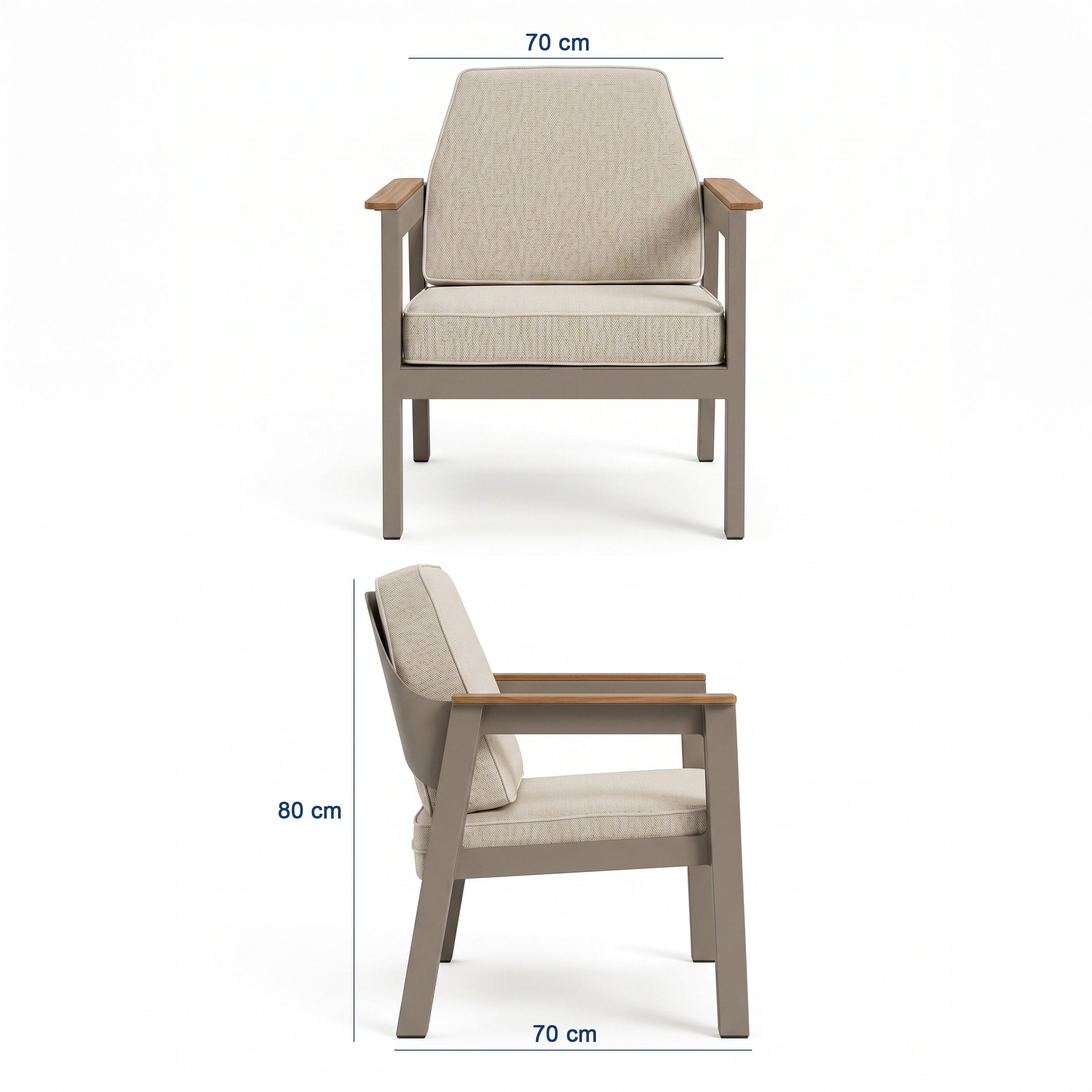 Selin Garden Table Set - 200 cm