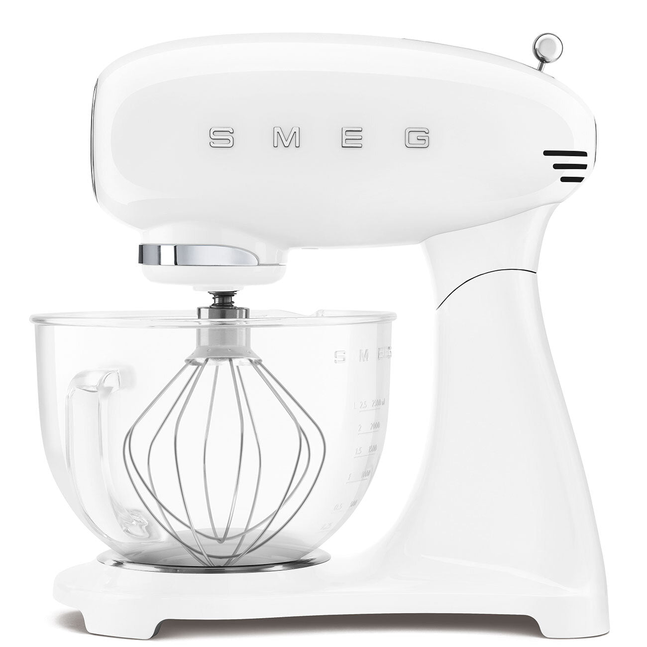 Smeg Komple Beyaz Hamur Karıştırma Makinesi Cam Kaseli