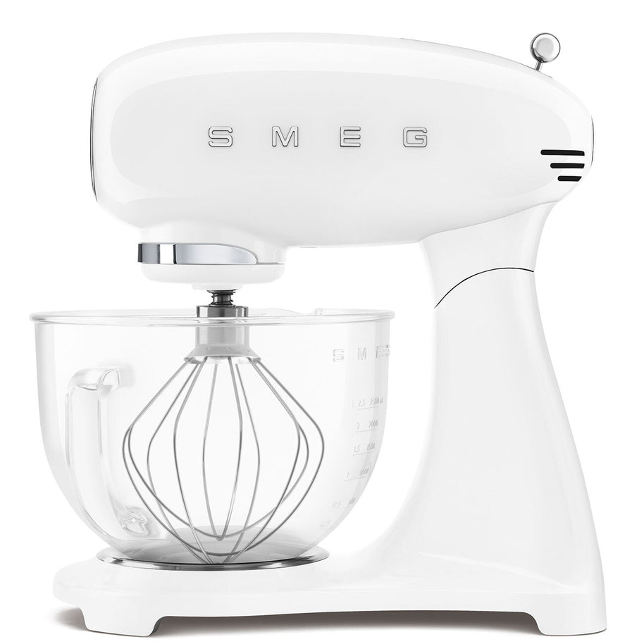 Smeg Komple Beyaz Hamur Karıştırma Makinesi Cam Kaseli