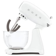 Smeg Komple Beyaz Hamur Karıştırma Makinesi Cam Kaseli