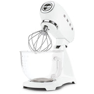 Smeg Komple Beyaz Hamur Karıştırma Makinesi Cam Kaseli