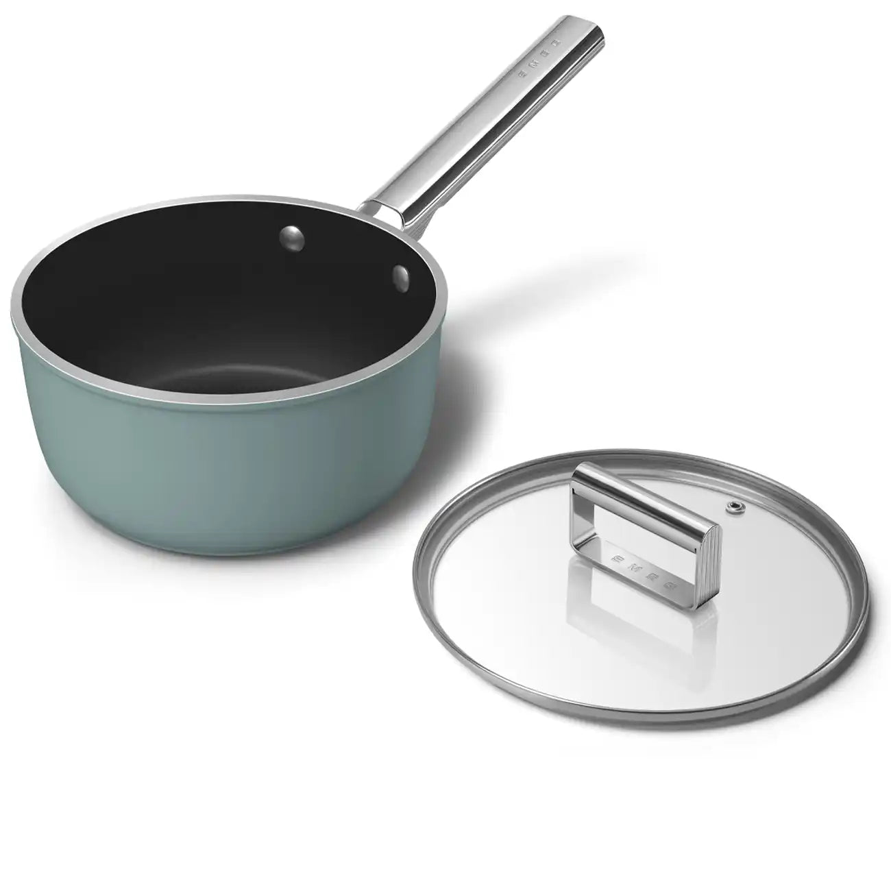 Smeg 50's Style Zümrüt Yeşili Sos Tenceresi 20 cm