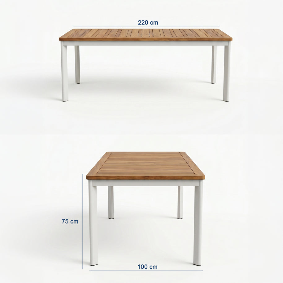 Symrna Bahçe Masa Takımı-220 Cm