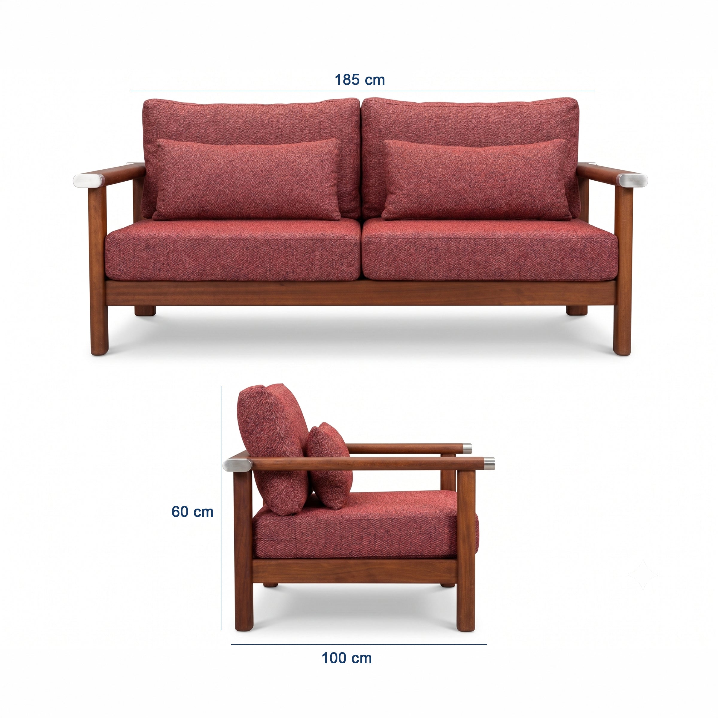 Theo Teak Garden Sofa Set