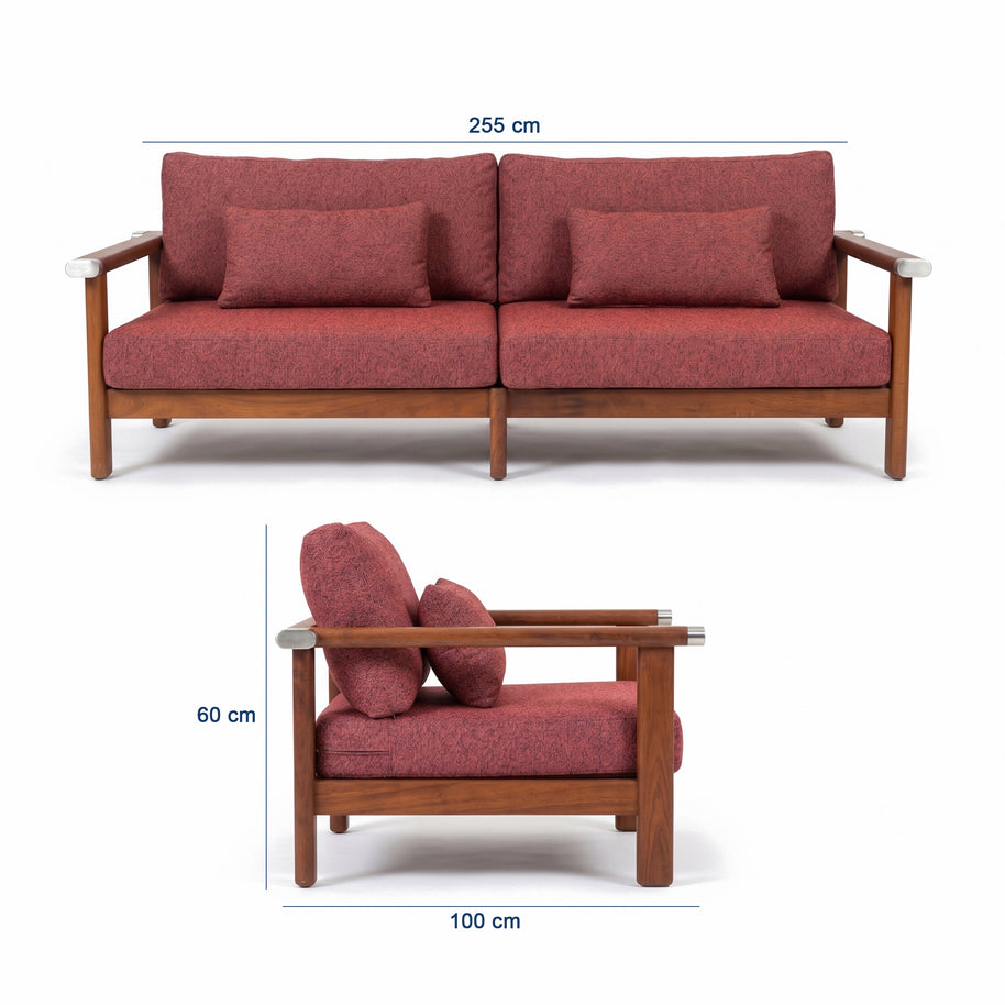 Theo Teak Garden Sofa Set