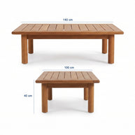 Theo Teak Garden Sofa Set