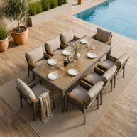 Tokyo Garden Table and Chair Set - 250 cm