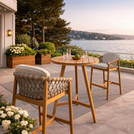 Troy Garden Bar Table Set-85 cm