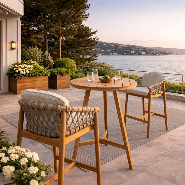 Troy Garden Bar Table Set-85 cm