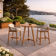 Troy Garden Bar Table Set-85 cm