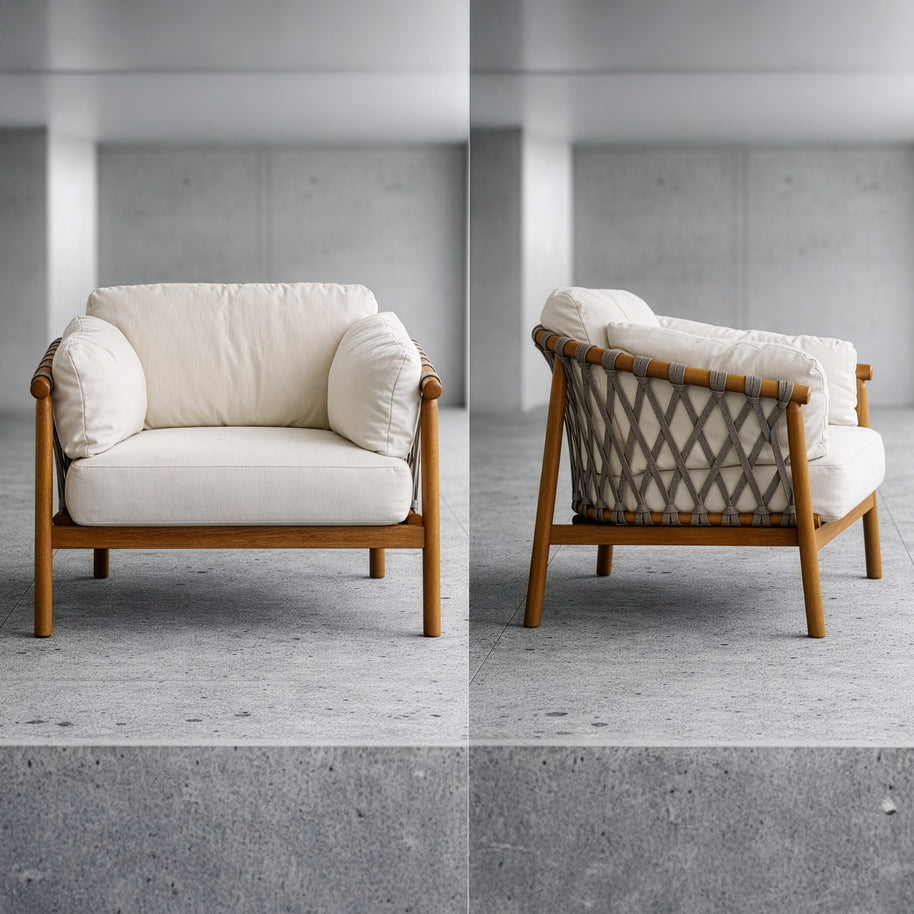 Troy Teak Bahçe Koltuk Takımı